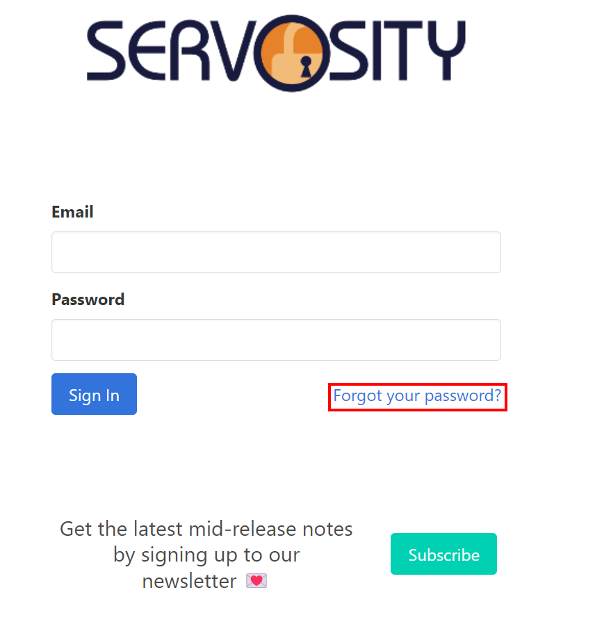 Getting Started with Servosity Safe
